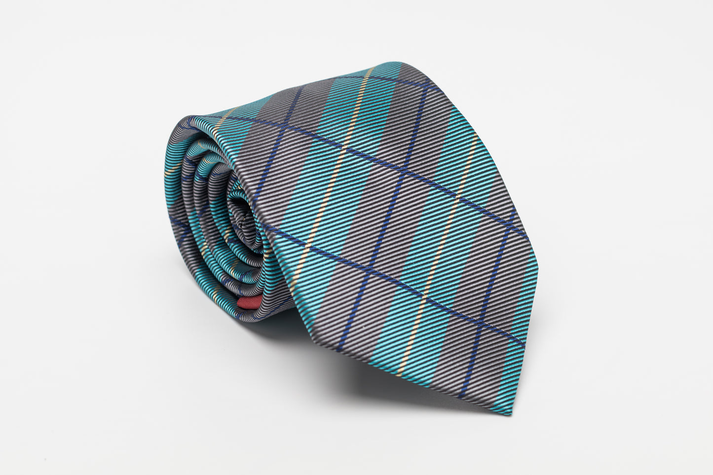 Grey/teal checkered