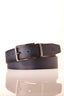 Navy & Black Hand Burnished Reversible  Dress Belt